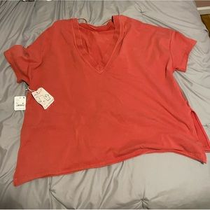 Free people short sleeve shirt
